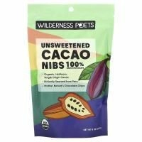 Wilderness Poets, органические неподслащенные ядра какао-боба, темный шоколад, 226 г (8 унций)