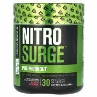 Jacked Factory, Nitro Surge, перед тренировкой, черная вишня, 249 г (8,78 унции)