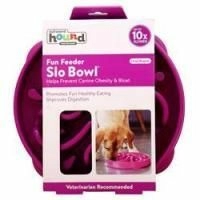 Outward Hound, Миска Fun Feeder Slo Большая / обычная - Фиолетовый 1 шт