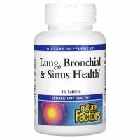 Natural Factors, Lung, Bronchial & Sinus Health, 45 таблеток