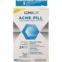 Loma Lux Laboratories, Таблетки от прыщей Натуральная ягода 60 таблеток