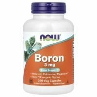 Now Foods, Бор, 3 мг, 250 капсул