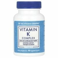The Vitamin Shoppe, комплекс с витамином К, 90 растительных капсул
