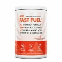 RSP Nutrition, Fast Fuel, формула перед тренировкой, восполнение жидкости и выносливость, со вкусом японского апельсинового мороженого Dreamsicle, 330 г (11,64 унции)