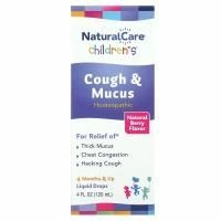 NatraBio, Children's Cough & Mucus, без спирта, натуральный ягодный вкус, от 4 месяцев, 120 мл (4 жидк. унции)