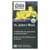 Gaia Herbs, Зверобой, 60 растительных жидкостных фитокапсул