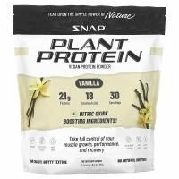 Snap Supplements, Растительный протеин с добавкой оксида азота, ваниль, 868 г