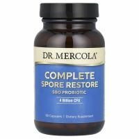 Dr. Mercola, Полное восстановление с помощью спор, 4 млрд КОЕ, 90 капсул