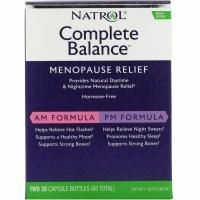Natrol, Complete Balance, Menopause Relief, AM/PM, Two Bottles 30 Capsules Each
