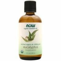 Now Foods Сертифицированное органическое эвкалиптовое масло 4 жидких унции