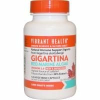 Vibrant Health, Гигартина, красная морская водоросль, версия 2.0, 120 вегетарианских капсул