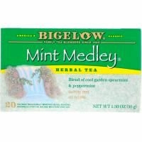 Bigelow, Herbal Tea, Mint Medley, Caffeine Free, 20 Tea Bags, 1.30 oz (36 g)