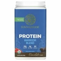 Sunwarrior, Белок Warrior Blend, орагнический и растительный, шоколад, 1,65 фунта (750 г)