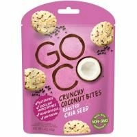 GoCo, Хрустящие кокосовые конфеты с жареными семенами чиа, 40 г (1.4 oz)