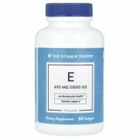 The Vitamin Shoppe, Витамин E, 670 мг (1000 МЕ), 60 мягких таблеток