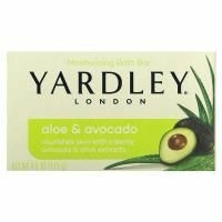 Yardley London, Увлажняющий батончик для ванн, алоэ и авокадо, 113 г (4 унции)