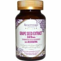 ReserveAge Nutrition, Экстракт семечек винограда, 325 мг, 60 веганских капсул