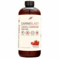 Bricker Labs, CarniBlast (3000 мг), L-карнитин, Малина 16 жидких унций