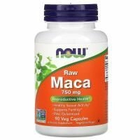 Мака перуанская NOW Maca 750 мг, 90 вегетарианских капсул