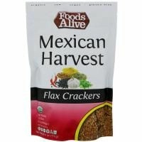 Foods Alive, Льняные крекеры, Мексиканский урожай, 4 унц. (113 г)