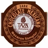 Taza Chocolate, Мексиканский шоколад, диски темного шоколада жернового помола, оахаканский пробник, 4 диска, 1,35 унции каждый