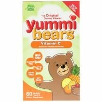 Hero Nutritional Products, Мармеладные фигурки мишек, витамин C, только натуральные ароматизаторы, 60 мармеладных мишек
