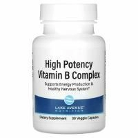 Lake Avenue Nutrition, комплекс витаминов группы B высокой эффективности действия, 30 растительных капсул