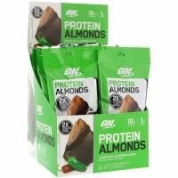 Optimum Nutrition, Богатый белком миндаль, Шоколад и халапеньо, 12 пакетов, 1,5 унц. (43 г) каждый