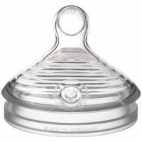 NUK, Simply Natural, соски высокой текучести, для детей 6 месяцев и старше, 2 шт.