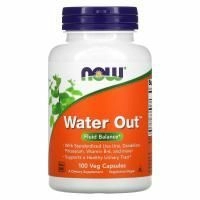 Now Foods, Water Out, баланс жидкости, 100 вегетарианских капсул