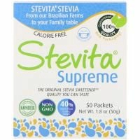 Stevita, Высококачественная стевия, 50 пакетиков