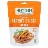 Rhythm Superfoods, Органические морковные палочки, без панировки, 1,4 унции (40 г)