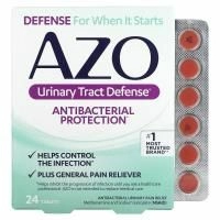 AZO, Защита мочевыводящих путей, антибактериальная защита, 24 таблетки