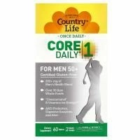 Country Life, Core Daily-1, Мультивитамины, для Мужчин 50+, 60 таблеток