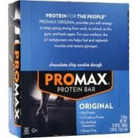 Promax, Оригинальный протеиновый батончик Шоколадные чипсами Печенье 12 батончиков