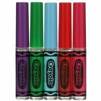 Lip Smacker, Crayola, жидкий блеск для губ, набор разных вкусов, 5 шт., 14,0 мл (0,45 жидк. унции)