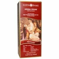 Surya Brasil, Крем с хной, Окрашивание & кондиционирование волос, Красное дерево, 2.37унций (70 мл)