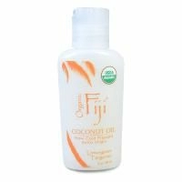Organic Fiji, Органическое неочищенное масло, кокосовое масло холодного отжима, лимонник и мандарин, 3 унции(89 мл)