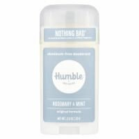 Humble Brands, Дезодорант без алюминия, розмарин и мята, 70 г (2,5 унции)