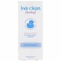 Live Clean, Для детей, мягкое увлажнение, крем для опрелостей, 2.6 унции (75 г)