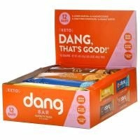 Dang, Keto Bar Variety Pack,  12 Bars, 1.4 oz (40 g) Each