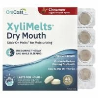 OraCoat, XyliMelts® Dry Mouth, корица, 40 плавок