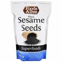Foods Alive, Суперпродукты, черный кунжут, 14 унций (395 г)