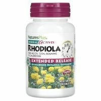 Nature's Plus, Herbal Actives, Родиола, с продленным высвобождением, 1000 мг, 30 растительных таблеток