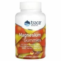 Trace Minerals Research, Магниевые мармеладки Персик 120 мармеладок