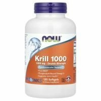 Now Foods, Криль "Нептун" 1000, 1000 мг, 120 желатиновых капсул