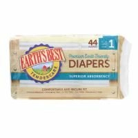 Earth's Best, TenderCare, Premium Earth Friendly, Diapers, Size 1, 8-14 lbs, 44 Diapers