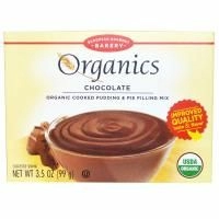 European Gourmet Bakery, Органический готовый пудинг и смесь для начинки пирога, шоколад , 3.5унций (99 г)