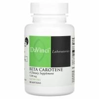 DaVinci Laboratories of Vermont, Бета-каротин, 7500 мкг, 180 мягких таблеток