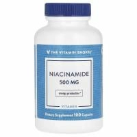 The Vitamin Shoppe, Ниацинамид, 500 мг, 100 капсул